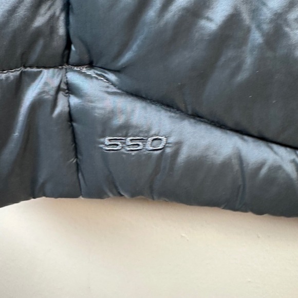 The North Face Womens 550 Down Fill Vest Sleeveless Puffer Jacket Black - Picture 5 of 8